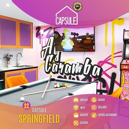 Capsule Springfield - Balneo -Sauna - Billard 두에 외부 사진